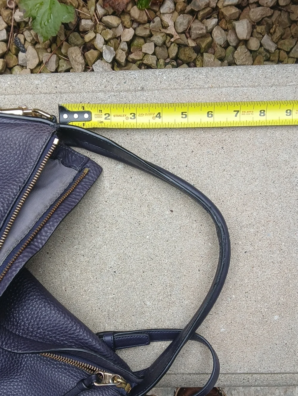 Coach pebbled leather